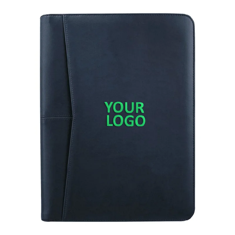 Lightweight foldable backpack for emergency backup use -Pedova company logo Writing Pad, Navy