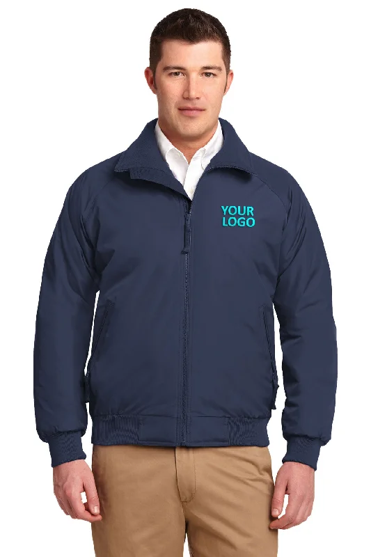 Anorak Jackets for Outdoor -Jackets with waterproof material-Port Authority Challenger Customized Jackets, True Navy/True Navy