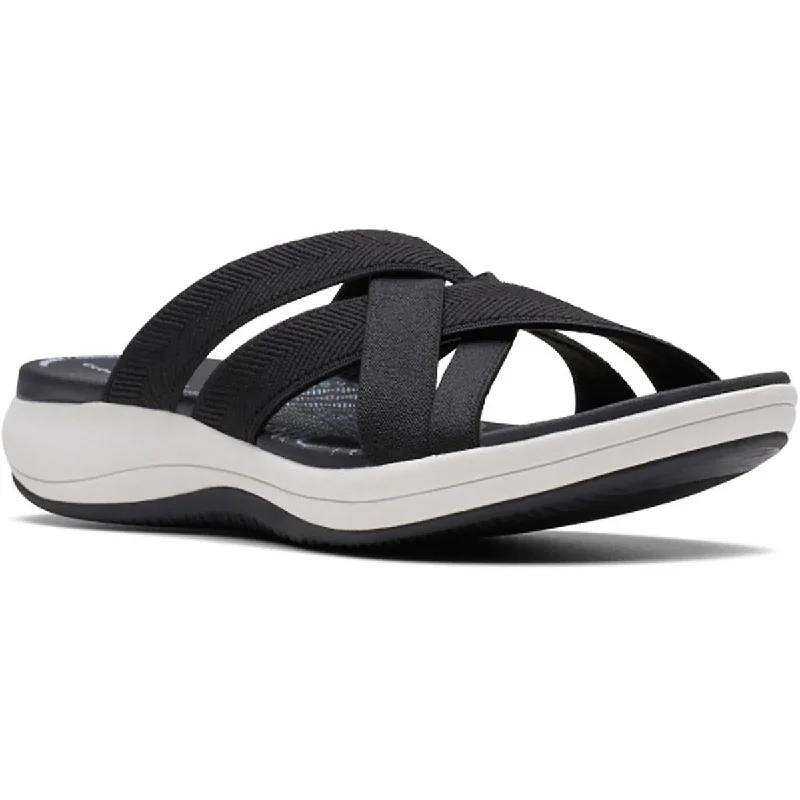 Comfortable sandals for men with slip-on style and supportive footbed for all-day wear-Sandals with cushioned insoles-Clarks Womens Mira Grove Slip On Open Toe Slide Sandals