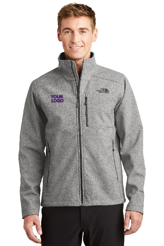 Fleece Jackets for Warmth Purpose -Jackets for autumn-North Face Apex Barrier Soft Shell Jacket TNF Medium Grey Heather