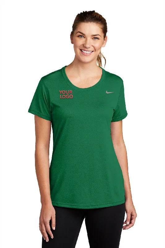 Fashion-forward backpack for bold street style -Nike Ladies Team rLegend Customized Tee's, Gorge Green