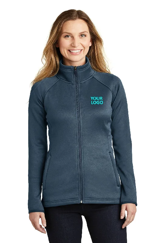 Painted Jackets for Artistic -Jackets for budget shoppers-North Face Ladies Canyon Flats Stretch Fleece Jacket Urban Navy Heather