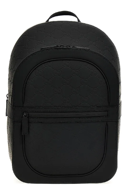 Sports gym backpack with shoe storage compartment -Gucci Men 'Gg' Backpack