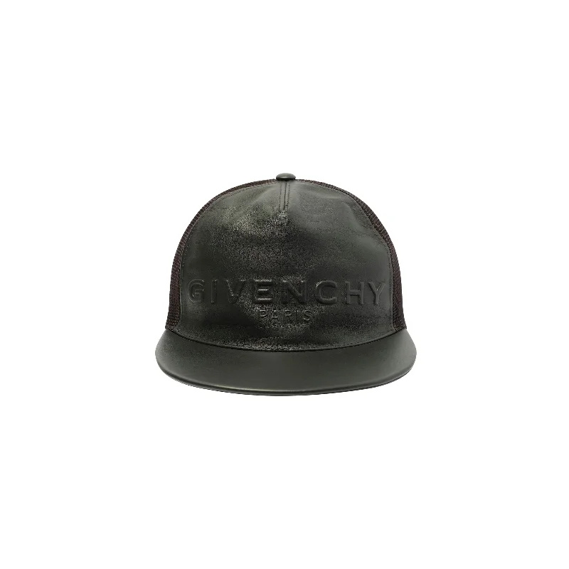 Heavy-duty canvas backpack for tough work environments -Givenchy Cap in Black