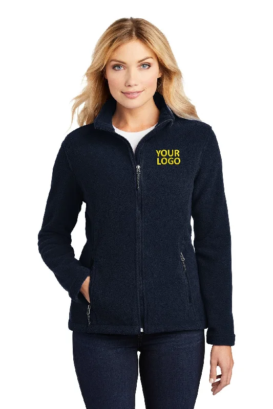 Graduation Jackets for Milestone -Jackets with quilted design-Port Authority Ladies Value Fleece Customized Jackets, True Navy