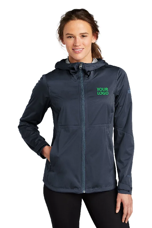 Jackets with fur lining-North Face Ladies All-Weather DryVent Stretch Jacket Urban Navy