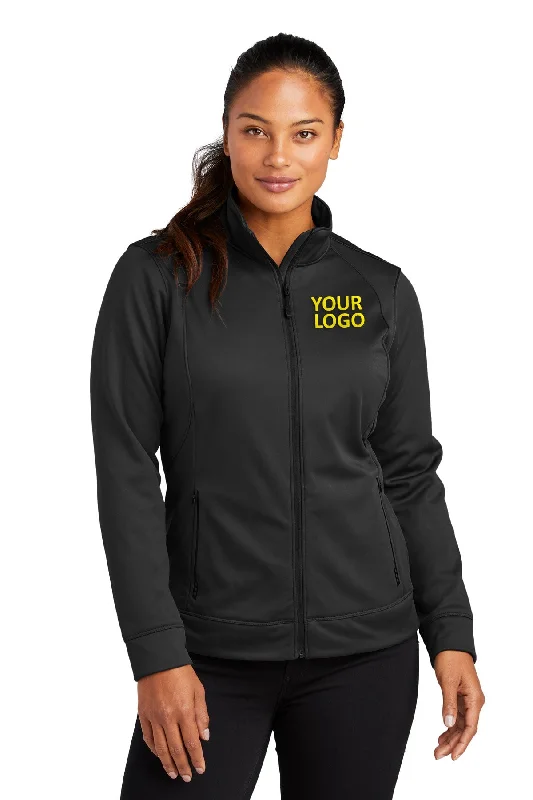 Heavy Duty Jackets for Durability -Jackets for casual wear-OGIO Ladies Torque Customized Jackets, Blacktop