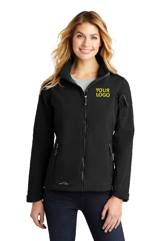 Birthday Jackets for Celebration -Jackets with cotton material-Eddie Bauer Ladies Custom Soft Shell Jackets, Black