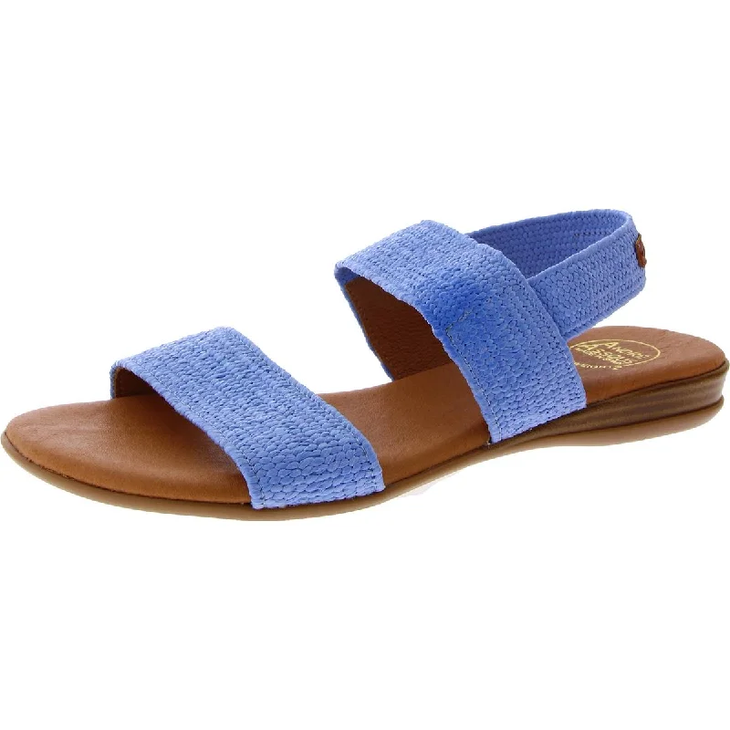 Casual sandals for men with open-toe design and soft leather upper-Sandals for girls-André Assous Womens Woven Slip On Slingback Sandals