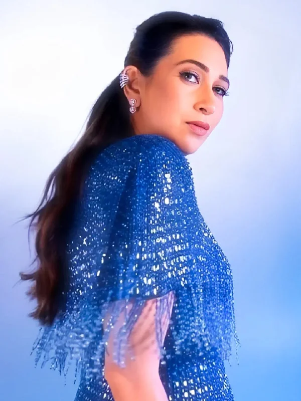 Hoop earrings with cut-out designs for a creative and lightweight effect-Hoop earrings for birthdays-Karisma Kapoor In Double Dynamite Ear Cuff