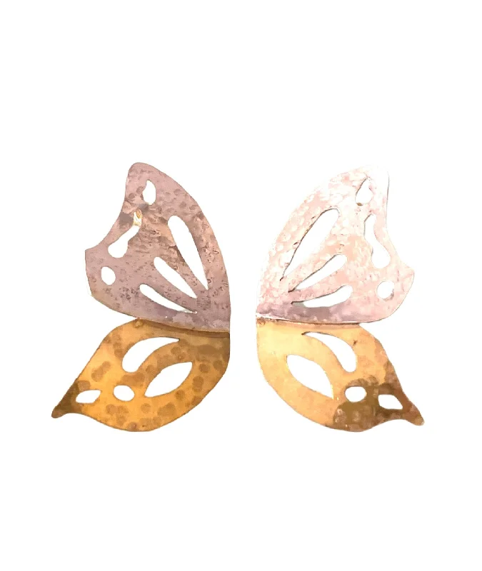 Hoop earrings with cut-out designs for a creative and lightweight effect-Hoop earrings for birthdays-Nadine big earrings.